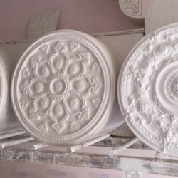 Circular gypsum ceiling